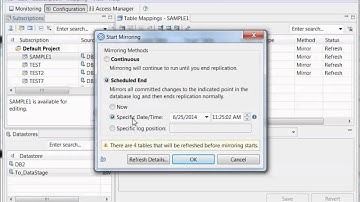 Demo - Starting and Stopping subscriptions with IBM InfoSphere Data Replication