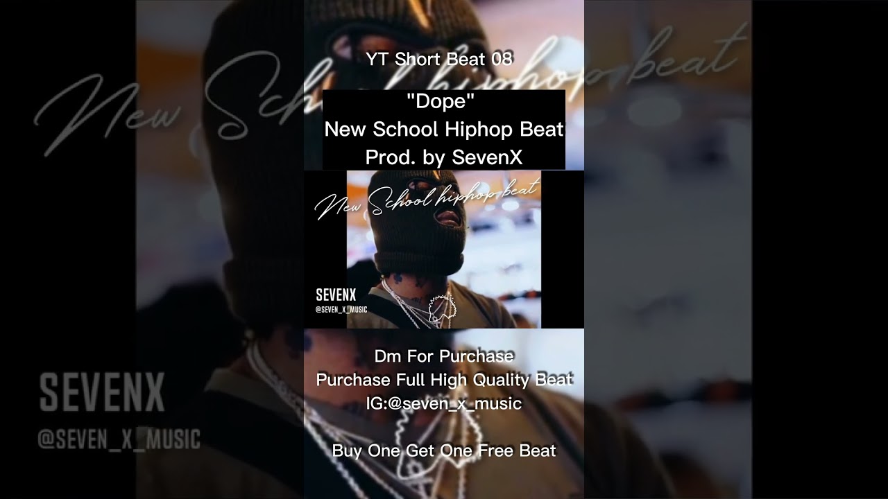 DOPE NewSchool HipHopBeat (Prod.by SevenX)