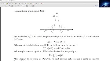 Exercice N°01: #Transformée de Fourier