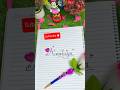 Calligraphy of beautiful name Anabiya by girl #calligraphy #shorts #viral #trending #youtubeshorts