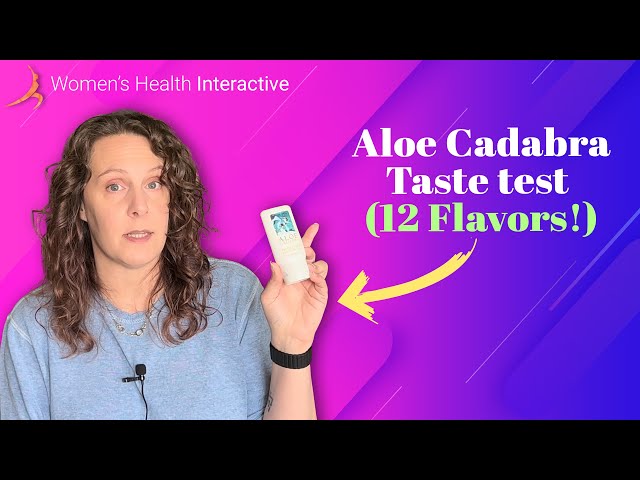 Aloe Cadabra Taste Test