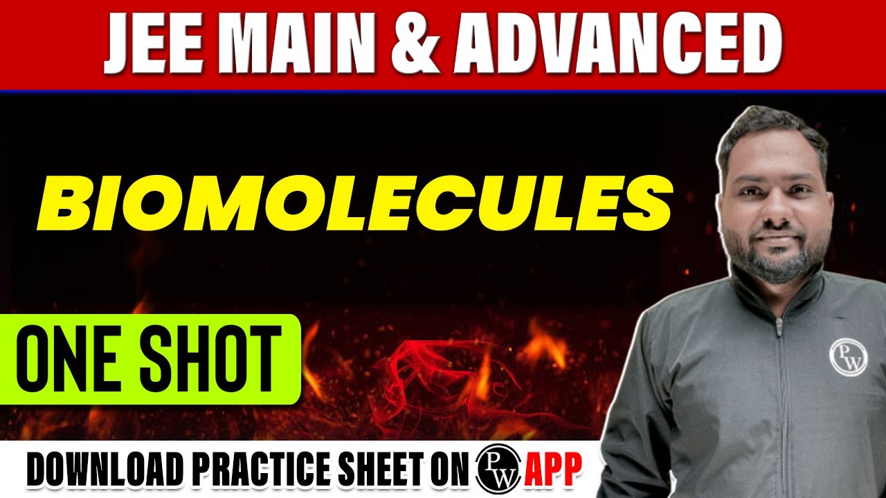 BIOMOLECULES in 1 Shot - All Concepts, Tricks & PYQs Covered | JEE Main & Advanced