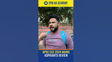 APSC CCE 2024 Mains Aspirants’ Review - Day 3 (GS Paper IV & V) #apsc @SPMIASAcademy