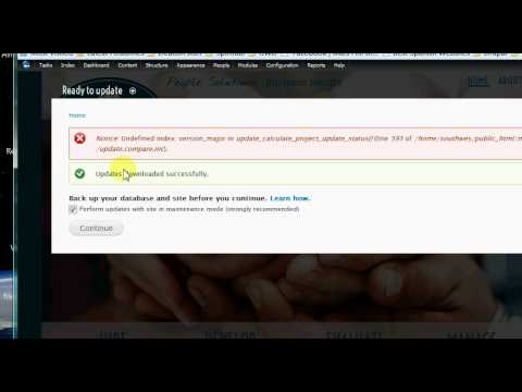 How to Update a Drupal 7 Module