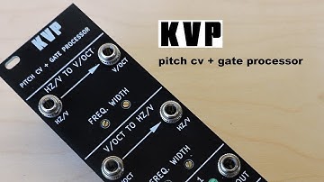 KVP MS-20 to Euro Pitch CV + Gate Voltage Processor Demo