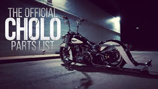 CHOLO SOFTAIL - COMPLETE PARTS LIST