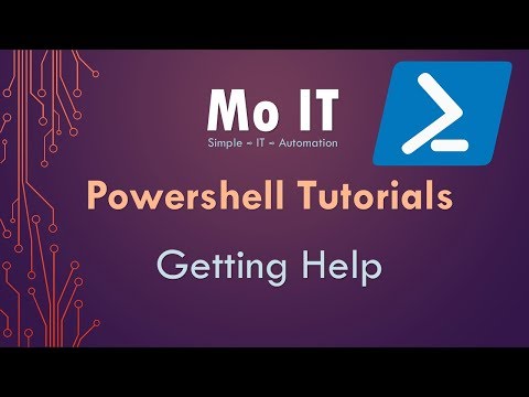 Powershell Tutorials - Getting Help