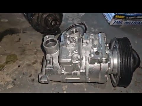 Audi Q5 3.2 ac compressor replacement - YouTube