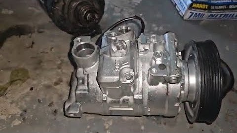 Audi Q5 3.2 ac compressor replacement
