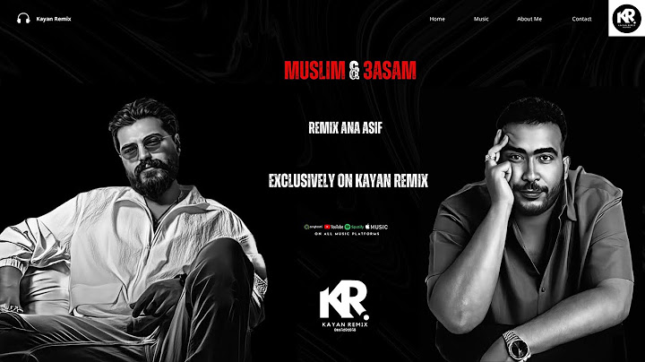 مسلم و خالد عصام - انا اسف ريمكس حزين MUSliM ft Khaled Essam - Kayan Remix