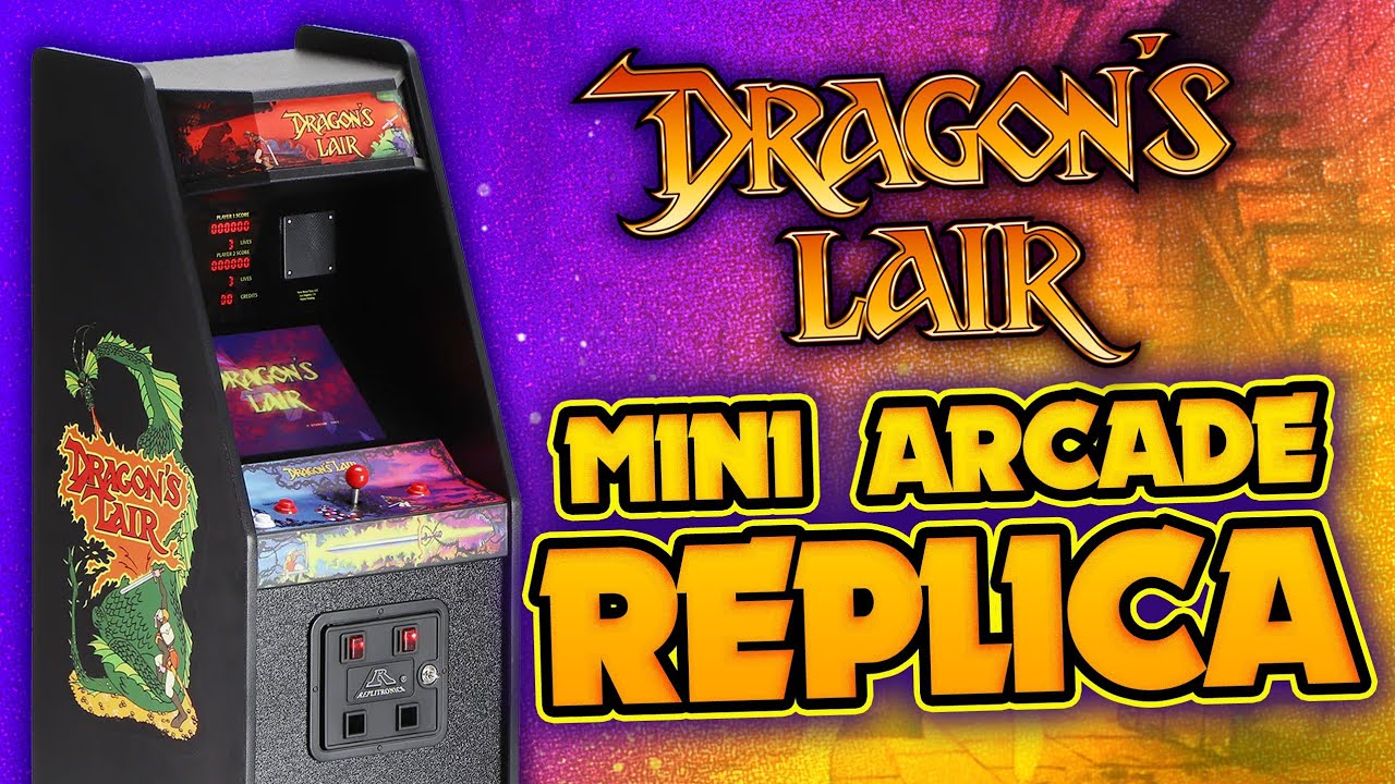 Dragon S Lair Mini X Replicade Arcade Cabinet Replica Unboxing Review New Wave Toys Youtube