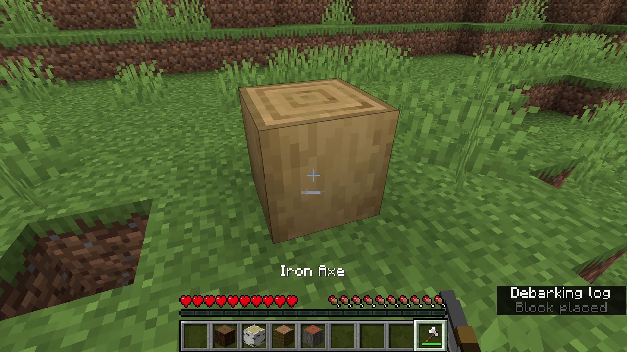 Strip Logs Minecraft