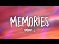 マルーン 5 メモリーズ 歌詞