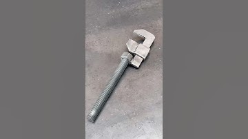 Handmade wrench for every plumber #diy #tools #shorts
