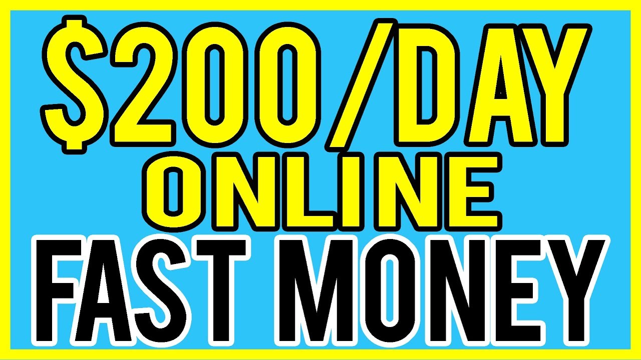 Make Money Online FAST! 5 Ways To Earn Fast Money 2019 - which includes