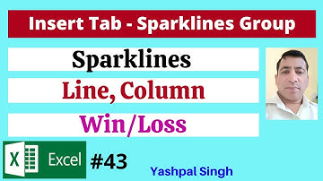 How to Create Sparklines Chart in MS Excel in Hindi | MS Excel  | | Hindi |