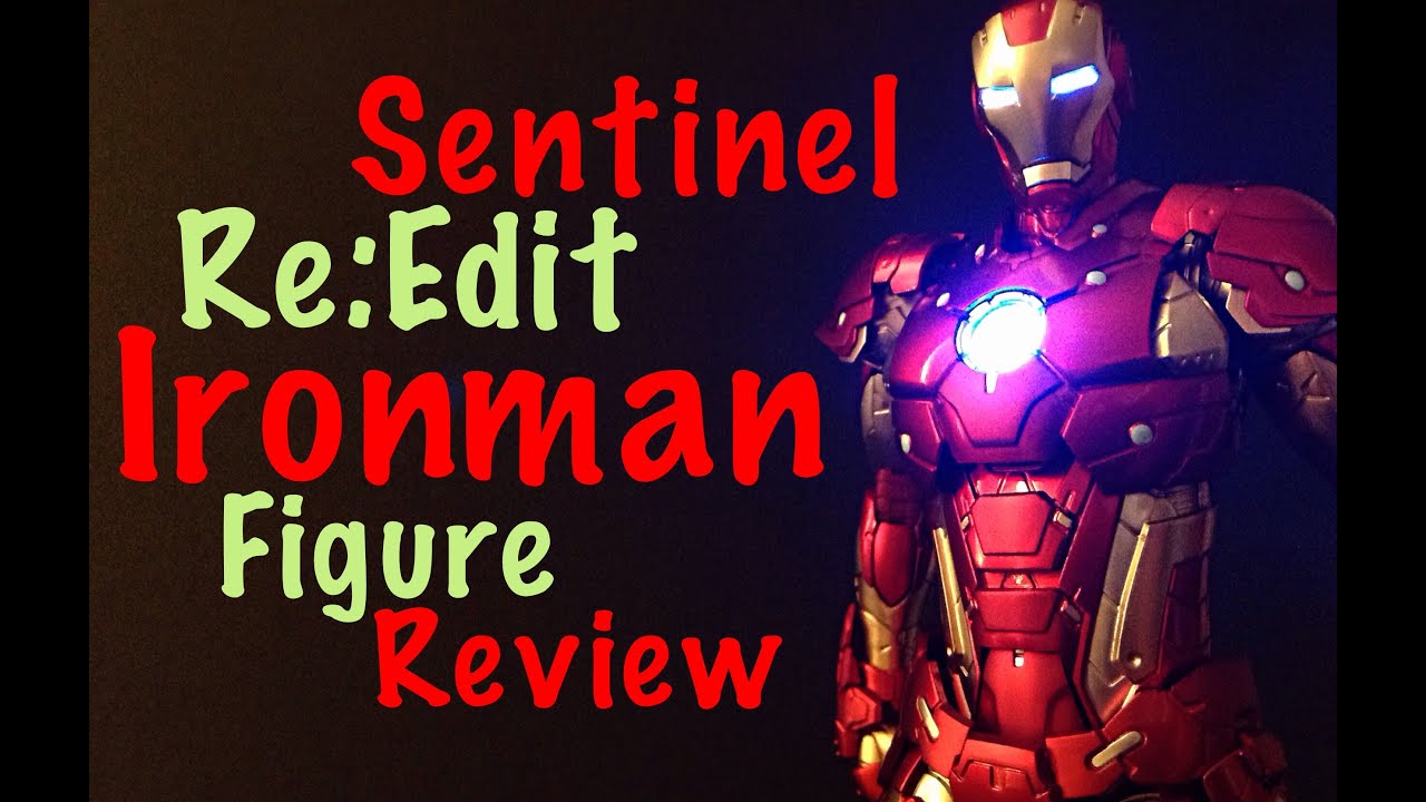 Sentinel Marvel Re:Edit BLEEDING EDGE ARMOR IRON MAN Action Figure Review