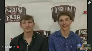 Angelina County Fair lamb, goat category winners give interviews