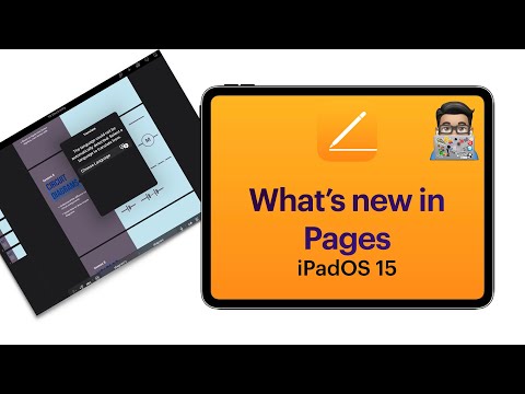 What's new in Pages in iPadOS 15