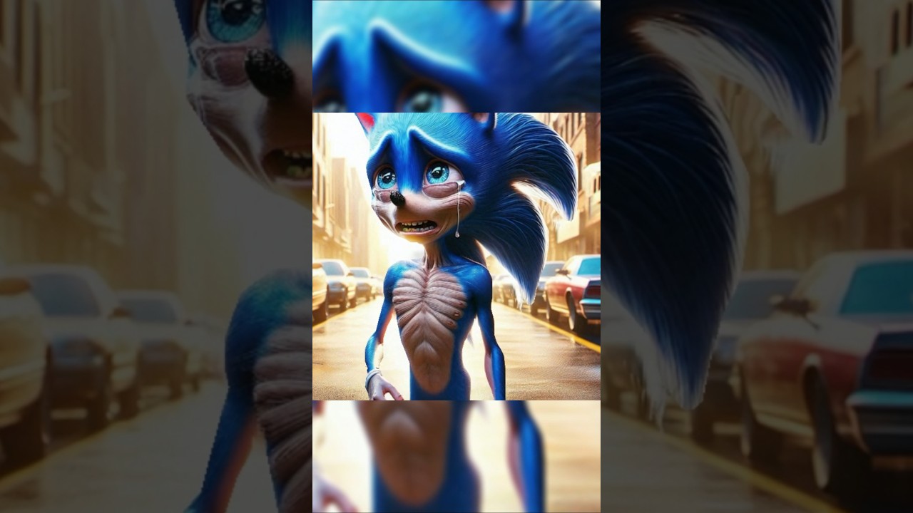 Sonic Delgado Es Rechazado Y Hace Esto... #comedia #shorts #sonic #ia