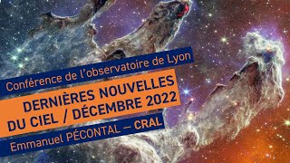 Actualités astronomiques de décembre 2022 | Conférence de l'observatoire de Lyon