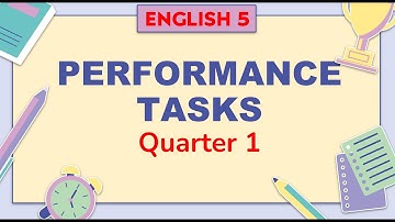 ENGLISH 5 QUARTER 1 PERFORMANCE TASKS II EMBOLDENARIUM