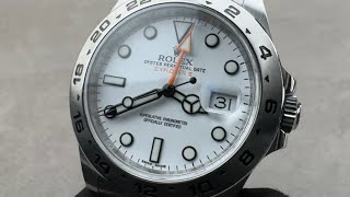 Rolex Explorer II Polar 42mm 216570-0001 - Rolex Certified Pre-Owned Review
