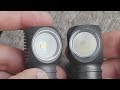 Zebralight H603w XHP35 vs H600Fw mk II. Безрефлекторный налобник - обзор и примеры работы