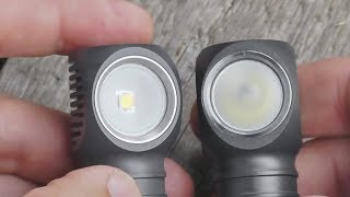 Zebralight H603w XHP35 vs. H600Fw mk II. Reflectorless Headlamp - Review and Performance Examples