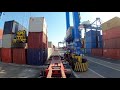 Timelapse dp world constanta truck operations