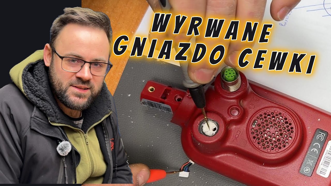 Wykrywacz metali - wyrwane gniazdo cewki!
