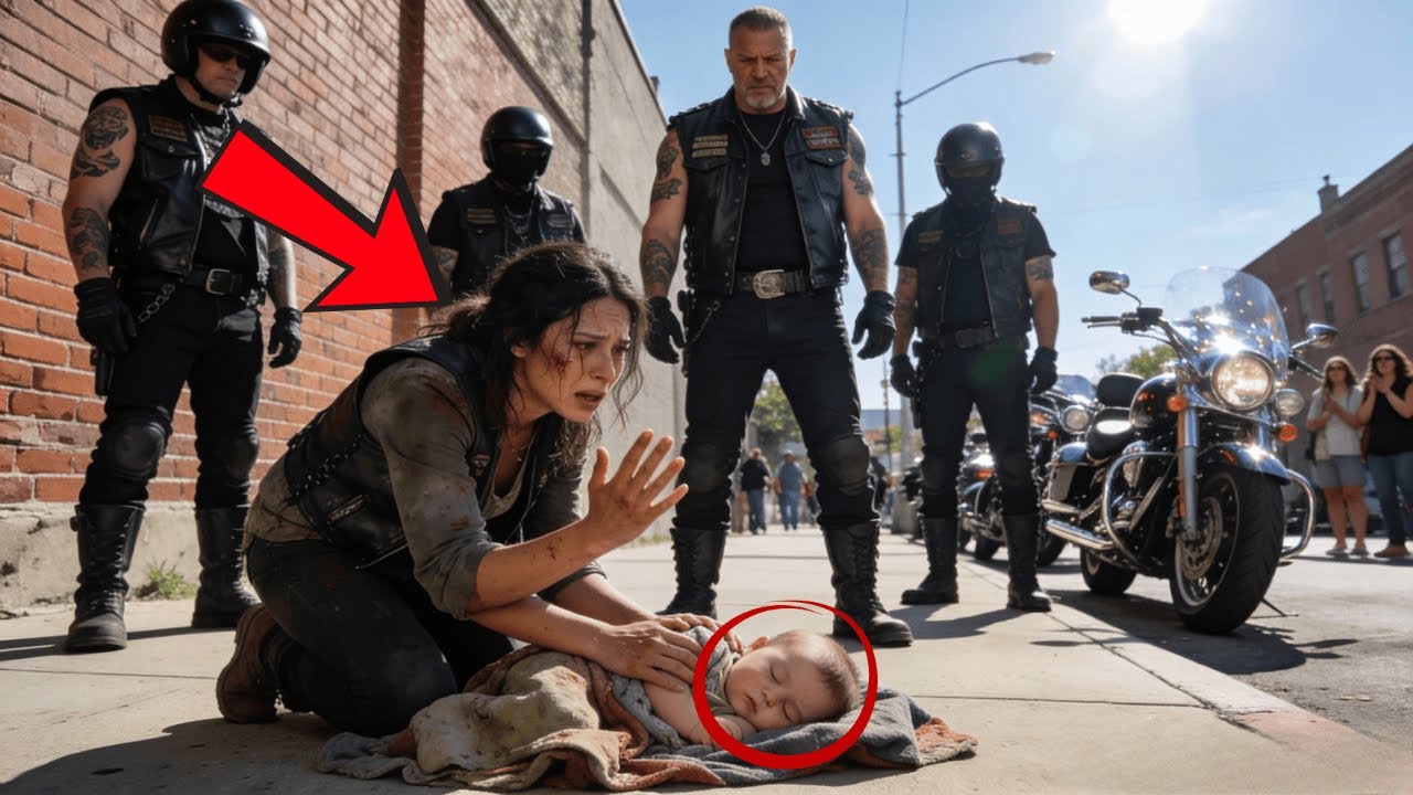 “My Baby Is Asleep,” She Whispered — The Hells Angels’ Reaction Shocked Everyone
