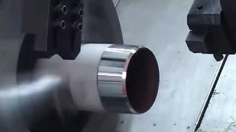 Trial processing for Pipe threading lathe QK1319