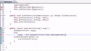 Java Game Development with Slick   6   Creating the Main Window