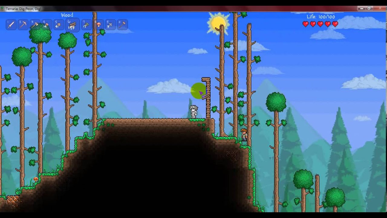 terraria ep1 with JACK'S BACK YouTube