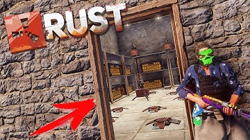 ХОЗЯИН ЗАБЫЛ ЗАКРЫТЬ ДВЕРЬ В ОГРОМНУЮ ЛУТОВУЮ С КУЧЕЙ ЛУТА И РАЗНЫХ ПЛЮШЕК (РАСТ РЕЙД | RUST RAID)