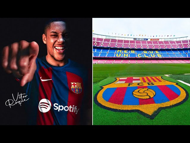 Vitor Roque officially announces his arrival at Barça