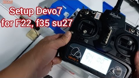 Hướng dẫn người mới tập chơi cài đặt Devo 7 cho máy bay cánh bằng | xem video là làm được ngay 👍