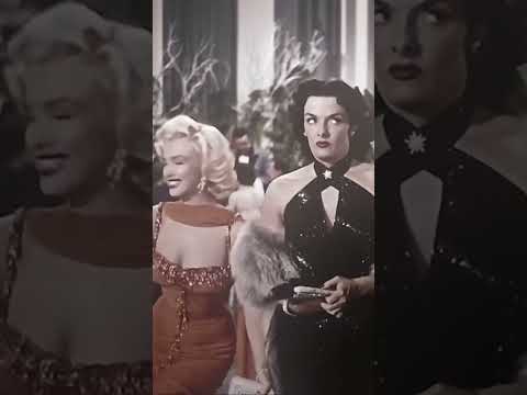 Marilyn Monroe And Jane Russell Iconic Moment