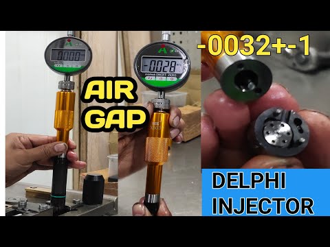 DELPHI INJECTOR AIR GAP SETTINGS ! DELPHI INJECTOR REPAIR TATA NEXON INJECTOR REPAIR ! CRDI INJECTOR