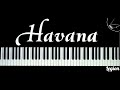 Havana - На Фортепиано