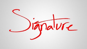 Create a Signature Watermark | Photoshop