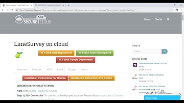 Secured Limesurvey on CentOS 7.3 - Deploy on Azure , AWS and Google Cloud Platform.