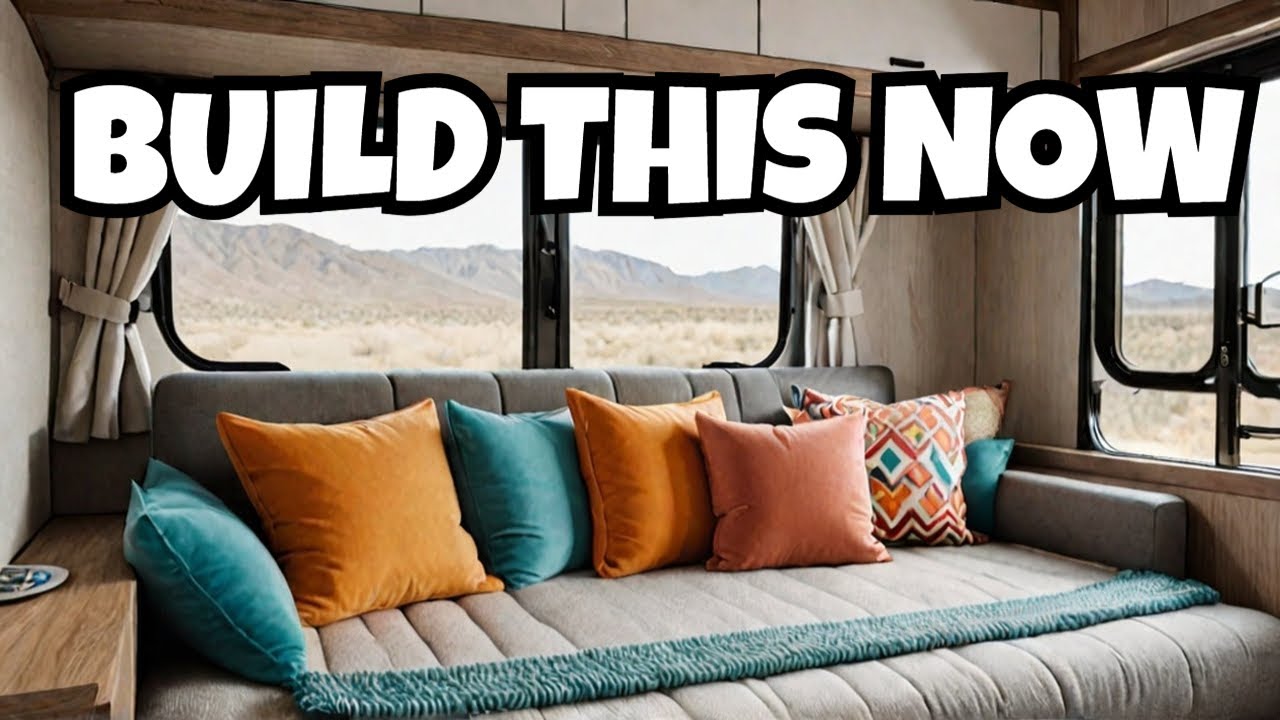 How we added a DIY Daybed for our RV RV Renovation YouTube