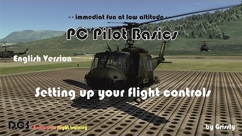 Setting up your flight controls / English Version