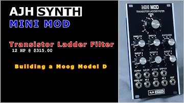 AJHSynth MiniMOD - Chapter 03: Transistor Ladder Filter (VCF)