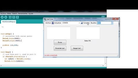 Comunicacion UART RS232, entre MCU y Aplicacion #1
