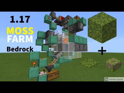 Moss Farm: Minecraft Bedrock 1.17 [Easy] - YouTube