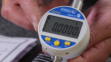 Fowler 0-1"/25mm Mark VI Electronic Indicator with Analog Display 54-530-555-0