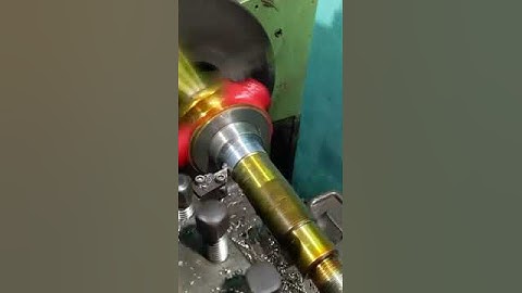 Tractor front wheel Spindle Repair #automobile #machine #welding #lathemachine #tractor #harvester